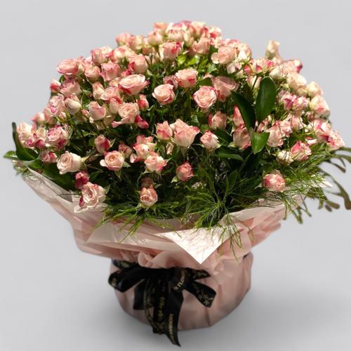 باقة "سحابة وردية" - تنسيق بيبي روز "جامبو"