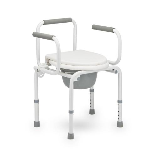 Heavy-duty fixed toilet seat 46 cm