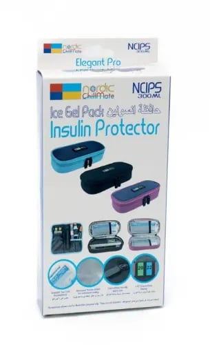 Insulin cooler with temperature display, Display M...