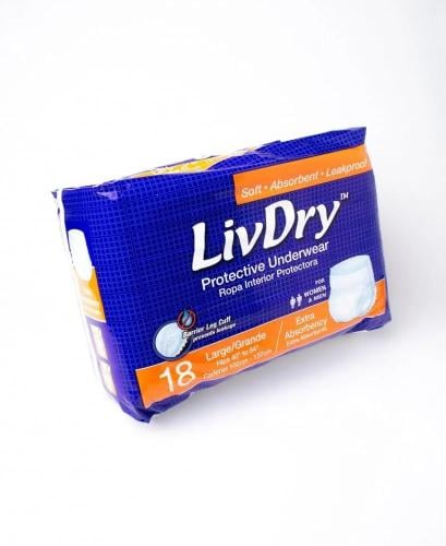 حفائض LivDry مقاس L 18 PCS