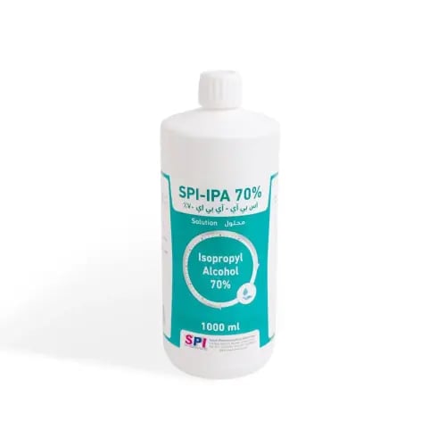 Isopropyl alcohol disinfectant 70% SPI for hand an...