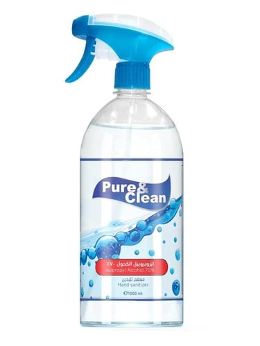 Isopropyl alcohol spray 70% Pure and Clean hand an...