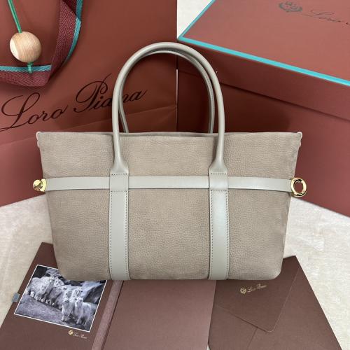 Loro Piana – Ghiera Shopper Small Smoky Taupe