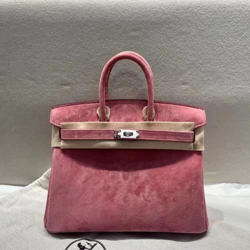 Hermès Birkin 30cm Suede Pink