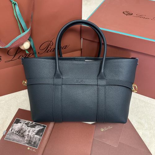 Loro Piana – Ghiera Shopper Small Black