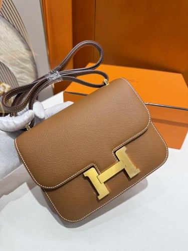 Constance 19cm in original French Epsom leather