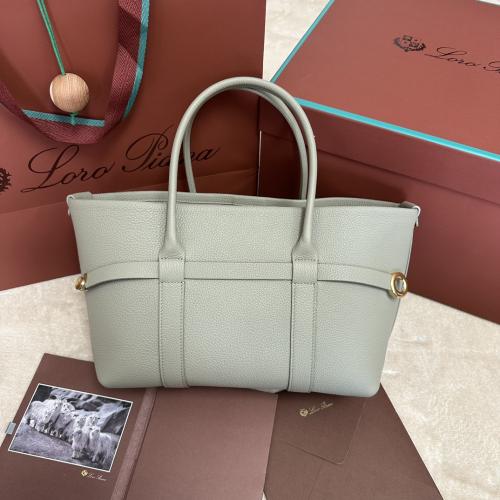 Loro Piana – Ghiera Shopper Small Dried Tarragon G...