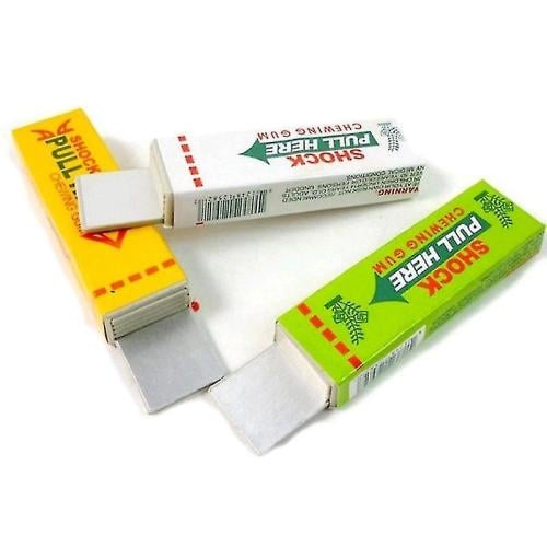 خدعه علك الكهرباء