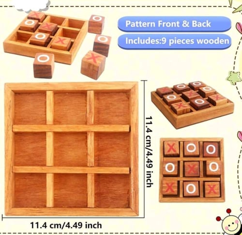 اكس او الخشبية