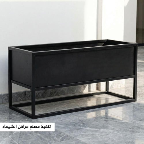 حوض زرع فيبر بقاعدة 1م