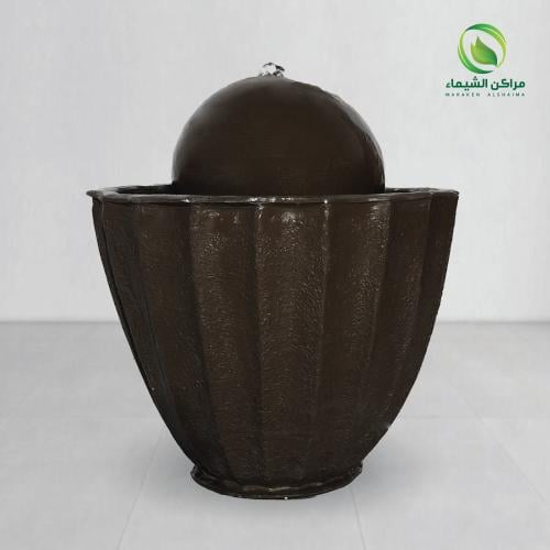 نافورة فايبر مودرن رأس مضيئة