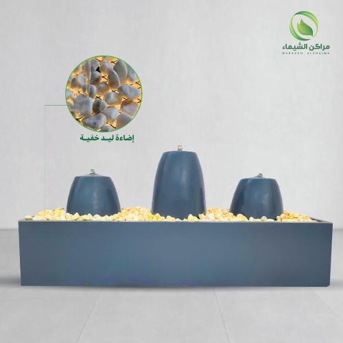 نافورة فايبر مضيئة مودرن 3 مستويات