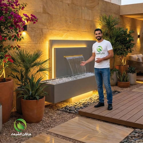 شلال مودرن للحوش والسطح