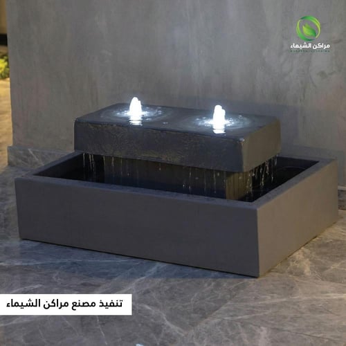 نافورة فايبر مضيئة 1م الأشهر