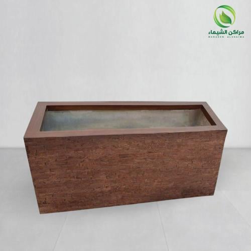 حوض زرع حجري فيبر 1م