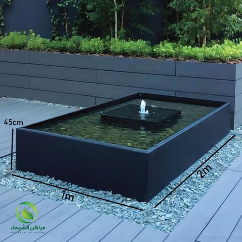 نافورة فيبر كبيرة للحدائق المنزلية