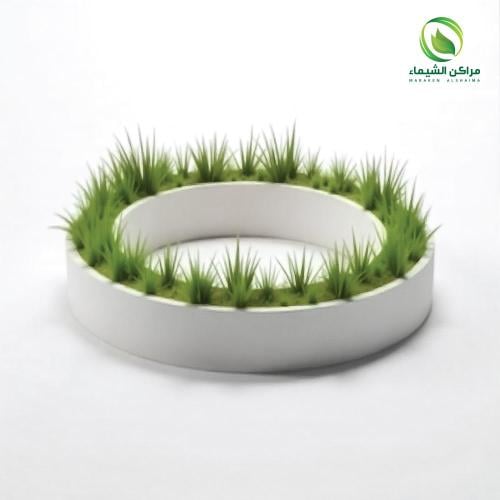 حوض زرع دائري مودرن كبير قطر 1.5م