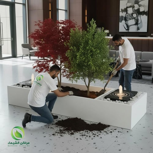 نافورة جاهزة مضيئة مع حوض