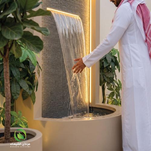 شلال فايبر خارجي 2م للحدائق