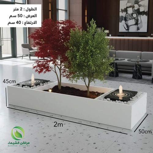 نافورة جاهزة مضيئة مع حوض