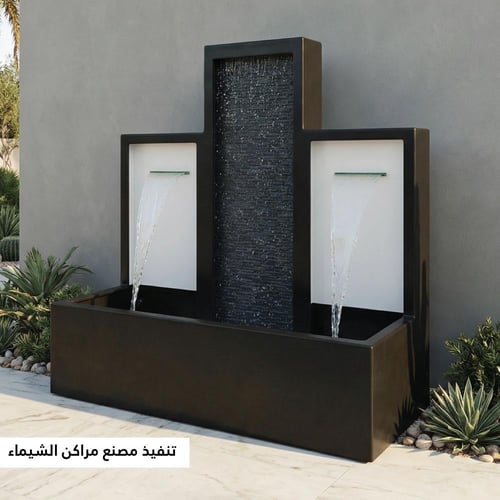 شلال جاهز فايبر جلاس 2م