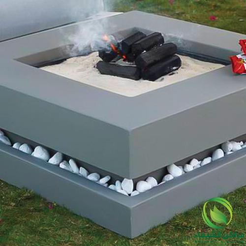 موقد نار كبير والسمر فايبر 1م