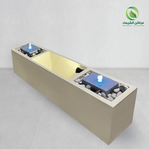 نافورة فايبر مع حوض زرع 3م