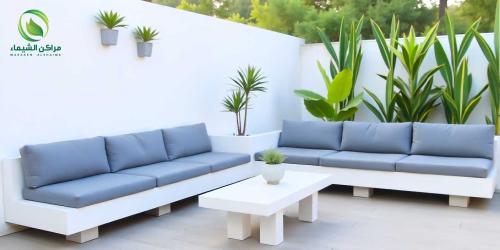 جلسة خارجية جاهزة كبيرة 3قطع فيبر بالكامل