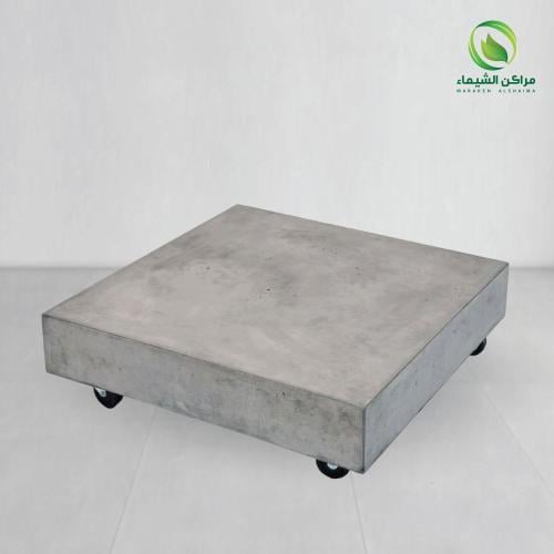 طاولة فيبر 1.2م مع كفرات متحركة