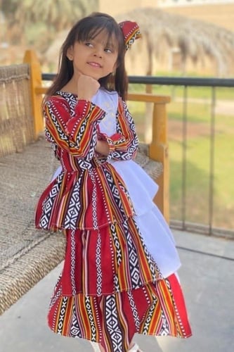 لبس يوم التاسيس فستان فخم
