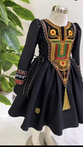 فستان يوم التأسيس بناتي