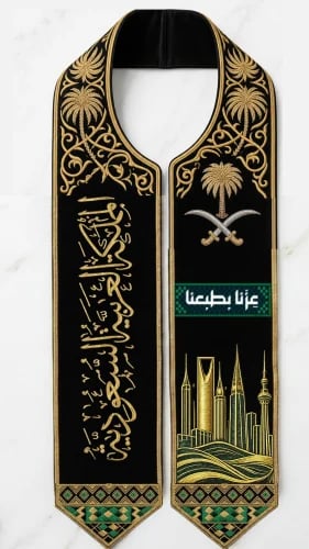 وشاح اليوم الوطني ال 96 موديل جديد