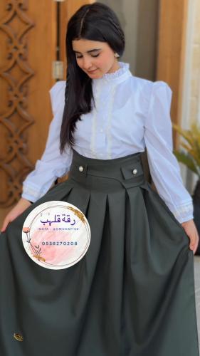 تنورة متوسط او ثانوي موديل 1