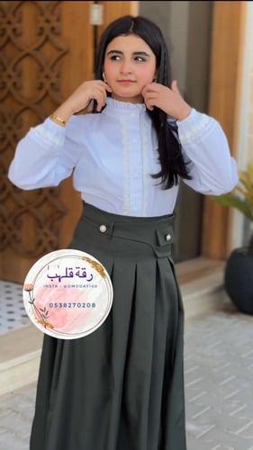 تنورة متوسط او ثانوي موديل 1