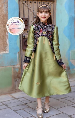 جلابية نغم فخمة لرمضان او التاسيس شامل ربطة الشعر