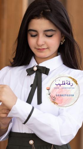 بلوزة ابيض موديل 2
