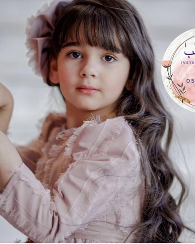 فستان غبار الورد