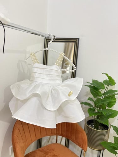 فستان ابيض لولو متوفر بعدة ألوان