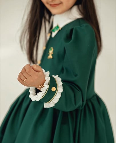 فستان اليوم الوطني شامل القبعة