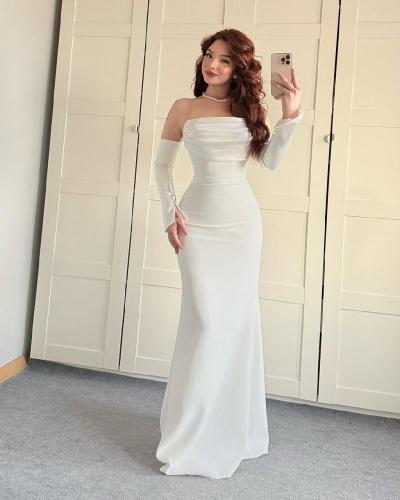 فستان حلا ابيض