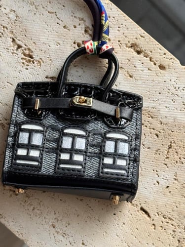 تعليقة حقيبة Hermes بيركن مع الكيس