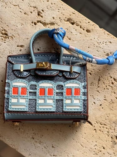 تعليقة حقيبة Hermes بيركن مع الكيس