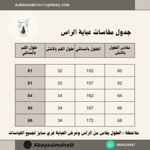 عباية راس بشت السعودية