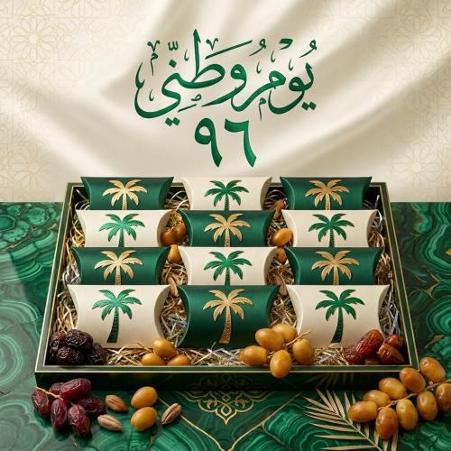 صينية توزيعات اليوم الوطني (برحي مجفف بالتبريد) ١٥...