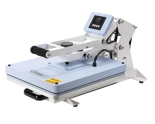 مكبس حراري مسطح ذات درج اوتوماتيك (38*38سم، أزرق ف...