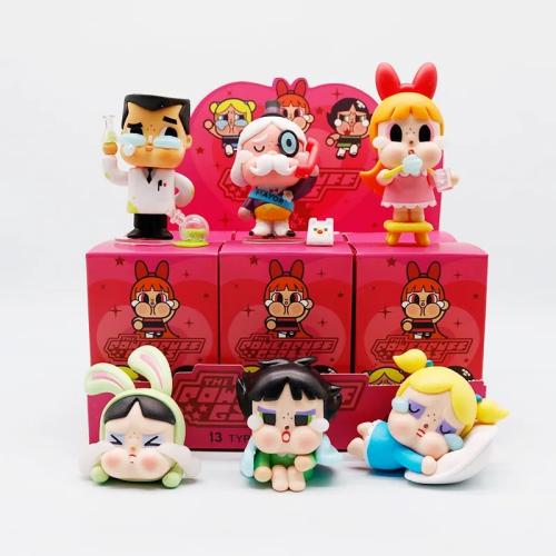 pop mart crybaby x powerpuff girls -بوب مارت كراي بيبي إكس باور غيرلز بوكس عشوائي
