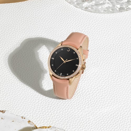 ساعة بريمير 360 النسائية جلد