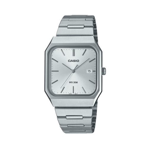 كاسيو انالوج ميناء مربع ابيض