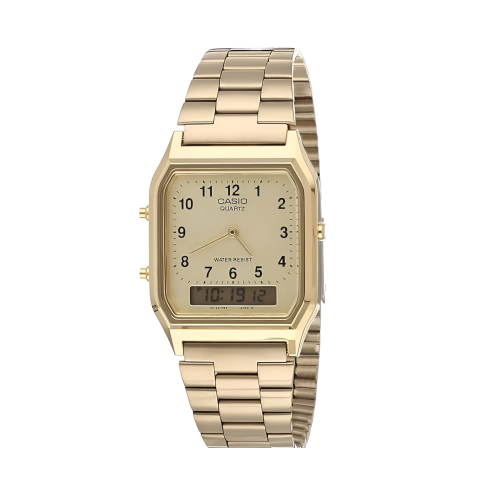 كاسيو دبل تايم ارقام ذهبي