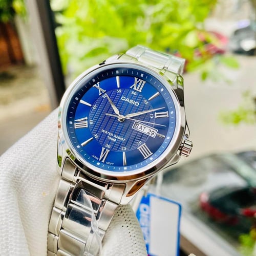 كاسيو انالوج ميناء كحلي مخطط